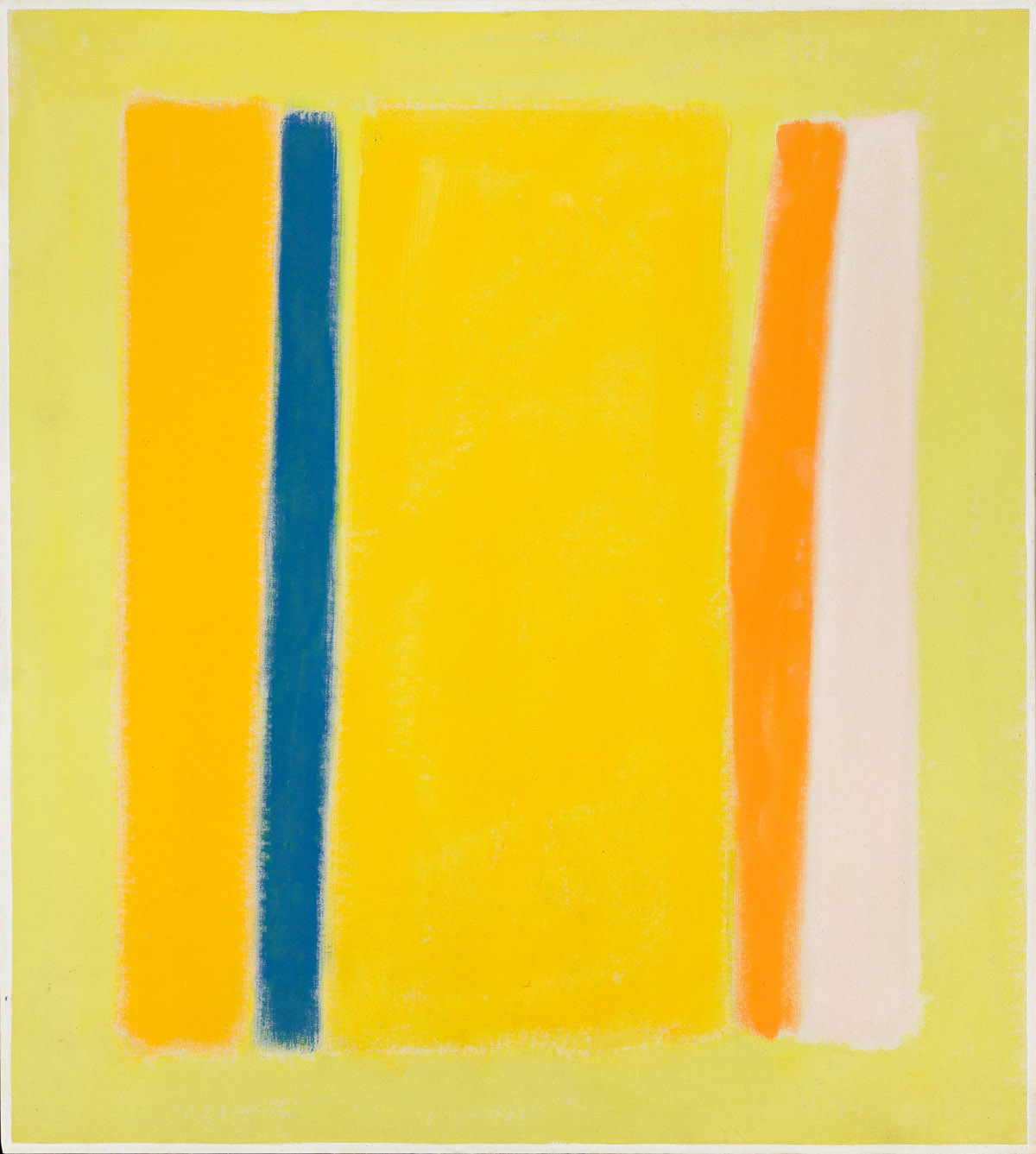 JOHN OPPER (1908 1994, AMERICAN) Pale Yellow Field II.